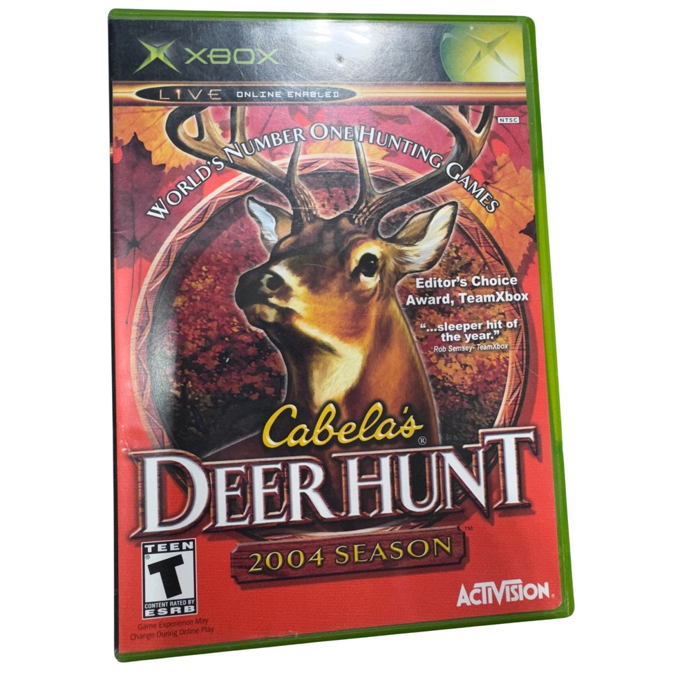 Cabela's Deer Hunt 2004 Season Video Game Xbox Original Hunting Simulator Tested